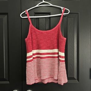 Anthropologie Sweater tank top size Large